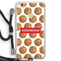 Koekerond: Huawei Ascend P8 Lite (2017) Transparant Hoesje met koord