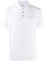 Ea7 Emporio Armani polo à logo poitrine - Blanc