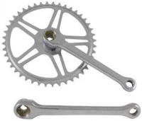 Crankstel 44T Vinty spieloos 170mm crankarm - chroom Crankstel 44T Vinty spieloos 170mm crankarm - chroom