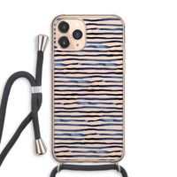 Verrassende lijnen: iPhone 11 Pro Max Transparant Hoesje met koord
