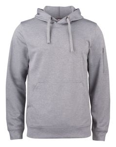 Clique 021011 Basic Active Hoody - Grijsmelange - XS