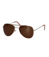 Spectrum zonnebril piloot bruin glas/ roze meisjes