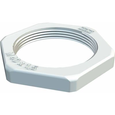 OBO Bettermann 2048906 116 M12 LGR PA Contramoer PG12 Kunststof Lichtgrijs 1 stuk(s)