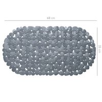 Wicotex Badmat antislip- grijs 68x35cm