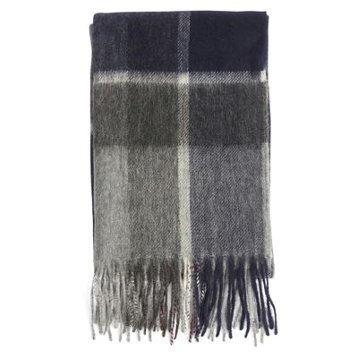 Carrbridge Tartan Scarf Black Slate