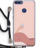 Wine: Huawei P Smart (2018) Transparant Hoesje met koord
