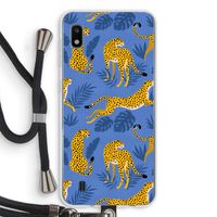 Luipaard: Samsung Galaxy A10 Transparant Hoesje met koord