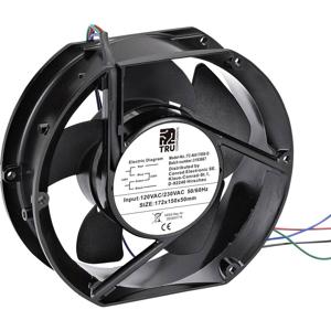 TRU COMPONENTS TC-NA17050-D Axiaalventilator 230 V/AC, 120 V/AC 310 m³/h (l x b x h) 172 x 150 x 50 mm