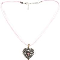 Oktoberfeest Beierse ketting - tirolerfest - messing/roze - dames - Carnaval