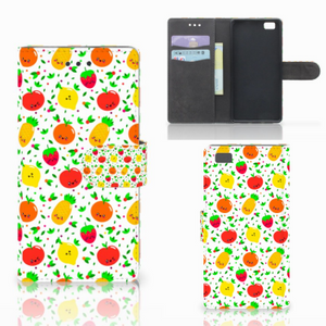 Huawei Ascend P8 Lite Book Cover Fruits