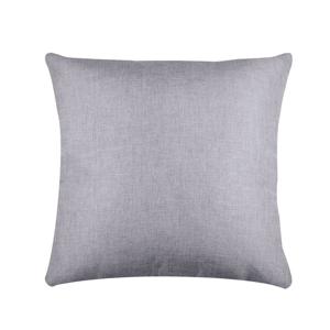 Stof Textile sierkussen Bea - lichtgrijs - 50 x 50 cm - bank kussens - polyester