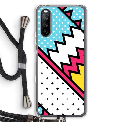 Pop Art #2: Sony Sony Xperia 10 III Transparant Hoesje met koord
