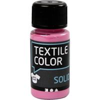Creativ Company Textile color dekkende textielverf - roze, 50ml