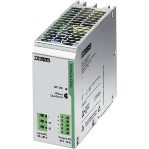 Phoenix Contact TRIO-PS/1AC/24DC/10 DIN-rail netvoeding 24 V/DC 10 A 240 W Aantal uitgangen: 1 x Inhoud: 1 stuk(s)