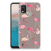 Nokia C21 Plus TPU Hoesje Flamingo