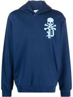 Philipp Plein hoodie à logo Gothic Plein imprimé - Bleu - thumbnail