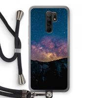 Travel to space: Xiaomi Redmi 9 Transparant Hoesje met koord