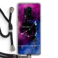Sterrenbeeld - Donker: OnePlus 8 Pro Transparant Hoesje met koord