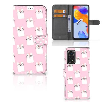 Xiaomi Redmi Note 11 Pro 5G/4G | Telefoonhoesje | Met pasjeshouder | Sleeping Cats