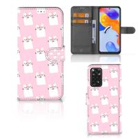 Xiaomi Redmi Note 11 Pro 5G/4G | Telefoonhoesje | Met pasjeshouder | Sleeping Cats