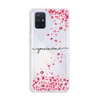 Hartjes en kusjes: Galaxy A71 Transparant Hoesje
