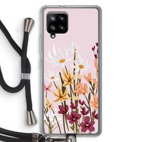 Painted wildflowers: Samsung Galaxy A42 5G Transparant Hoesje met koord