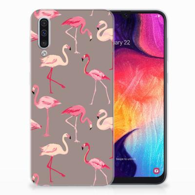 Samsung Galaxy A50 | TPU Hoesje | Flamingo