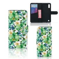 Samsung Galaxy M10 Hoesje Orchidee Groen