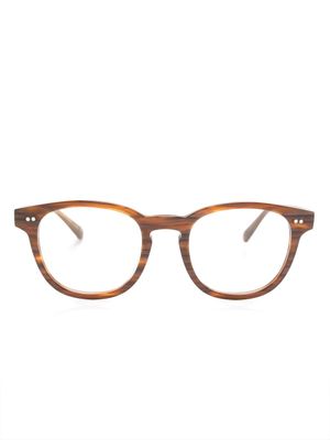 Oliver Peoples lunettes de vue à monture ronde - Marron