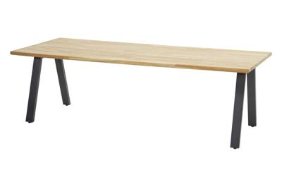 Taste Ambassador Diningtafel Teak Antracite 240 x 100 cm - 4so