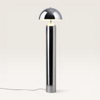 Staande lamp Asteri cromo l - Chromen paddenstoel lamp van metaal voor binnen - Zonder lichtbron