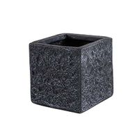 Bloempot reykjavik vierkant graniet 32x30 cm - E'lite