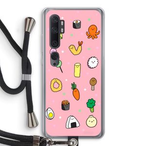 Happy bento friends: Xiaomi Mi Note 10 Pro Transparant Hoesje met koord