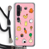 Happy bento friends: Xiaomi Mi Note 10 Pro Transparant Hoesje met koord
