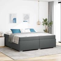 Bedframe Anders Donkergrijs 200 x 200 cm Stof