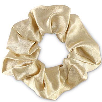 scrunchie Zijde Champagne