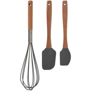 Beslag spatelset 3-delig - Beukenhout - 32,5 cm