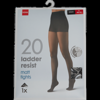 HEMA Panty 20D 48/52 Zwart Ladder Resistent bij Jumbo