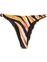 Roberto Cavalli bas de bikini à imprimé tigre - Orange