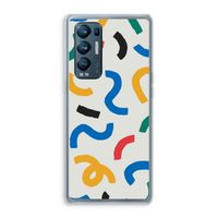 Illustratieve pop 2: Oppo Find X3 Neo Transparant Hoesje