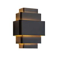 Artdelight Wandlamp Layers B 20 cm zwart goud