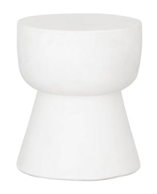 MUST Living Krukje 'Motto' Cement, 30cm, kleur Wit