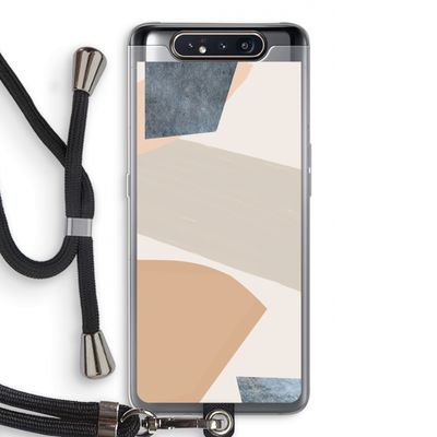 Formo: Samsung Galaxy A80 Transparant Hoesje met koord