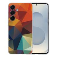 TPU Hoesje Samsung Galaxy S25 - Polygon Color Backcover TPU Hoesje Samsung Galaxy S25 - Polygon Color Backcover