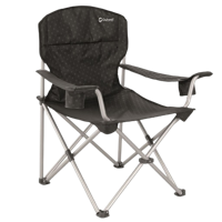 Outwell Catamarca Arm Chair XL Campingstoel 4 poot/poten Zwart - thumbnail