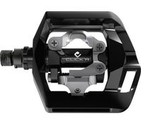 Shimano pedaalset click&apos;r t421 platform + enkelzijdig spd met sm-sh56 plaatjes zwart