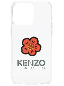 Kenzo boîtier à imprimé Boke Flower - Blanc