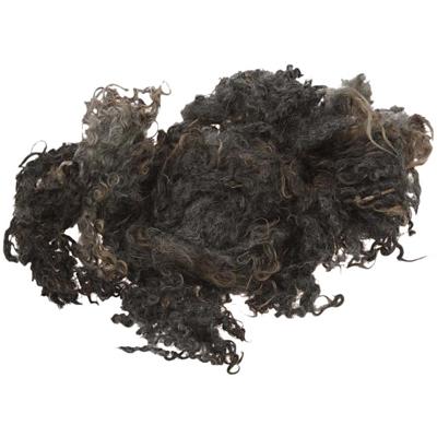 Creativ Company Curly locks, donkergrijs, 100 gr/ 1 bol
