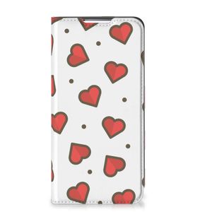 Samsung Galaxy S22 Plus Hoesje met Magneet Hearts