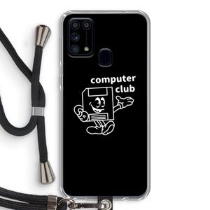 Floppyhead: Samsung Galaxy M31 Transparant Hoesje met koord